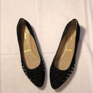 Trotters Black Flats